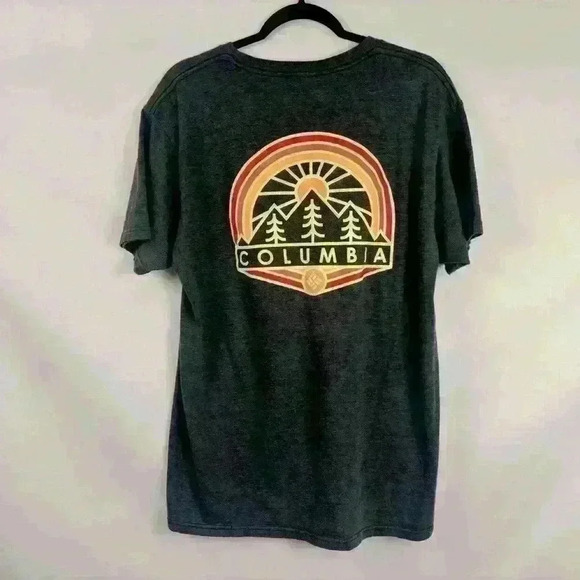 Columbia Dark Gray Men's T-Shirt - Picture 2 of 4